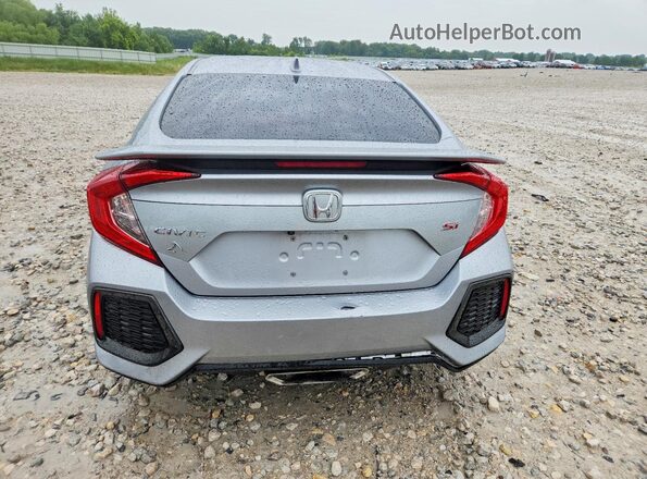 2HGFC1E51JH709174 2018 HONDA CIVIC Silver Հետևի տեսք