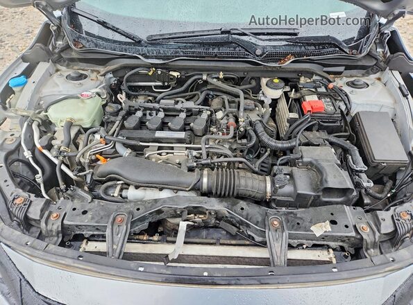 2HGFC1E51JH709174 2018 HONDA CIVIC Silver Սալոնի հետևի տեսք