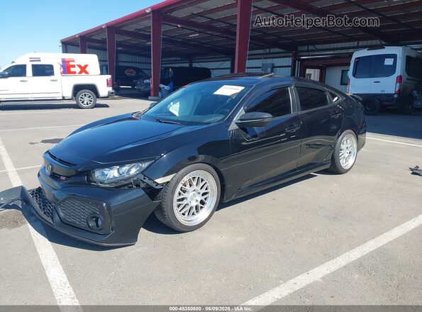 2HGFC1E51KH700900 2019 HONDA CIVIC Black Передня ліва чверть