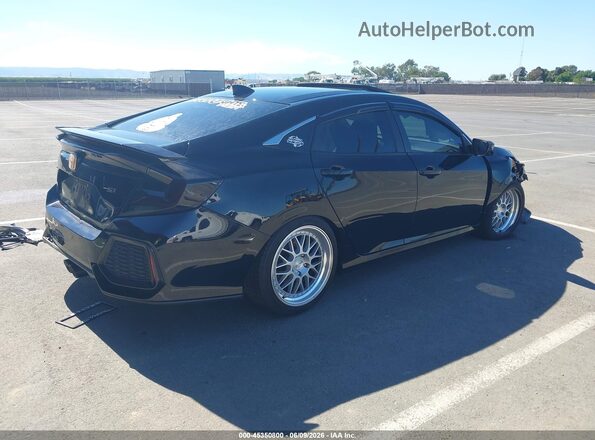 2HGFC1E51KH700900 2019 HONDA CIVIC Black Задня права чверть