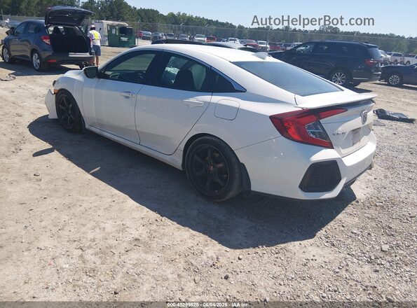 2HGFC1E52JH700533 2018 HONDA CIVIC White Rear left