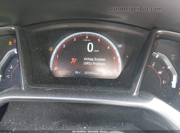 2HGFC1E52JH700533 2018 HONDA CIVIC White Rear seats view