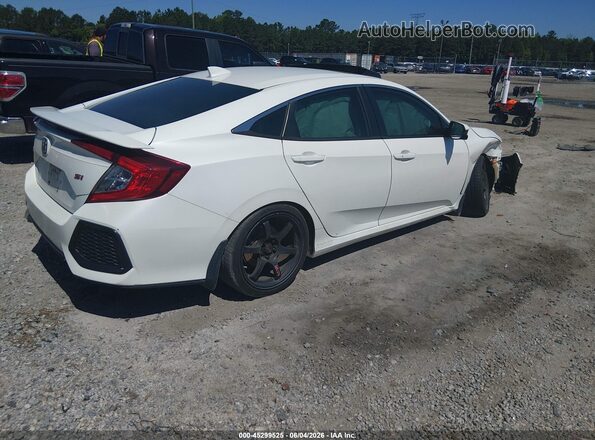 2HGFC1E52JH700533 2018 HONDA CIVIC White Rear right
