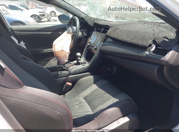 2HGFC1E52KH701618 2019 HONDA CIVIC Белый Вид салона спереди