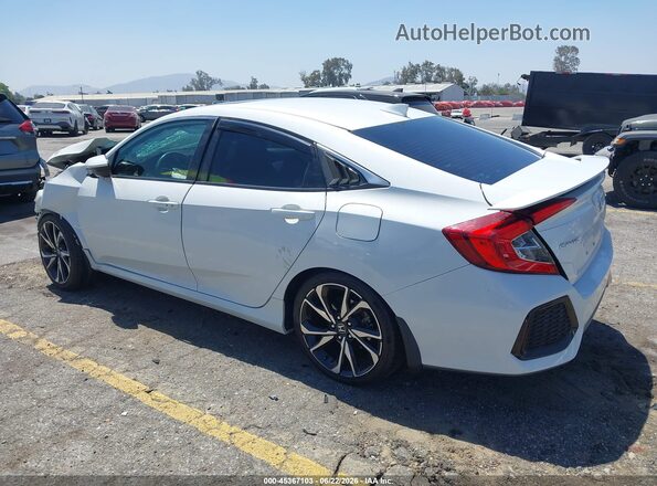2HGFC1E52KH701618 2019 HONDA CIVIC Белый Задняя левая четверть