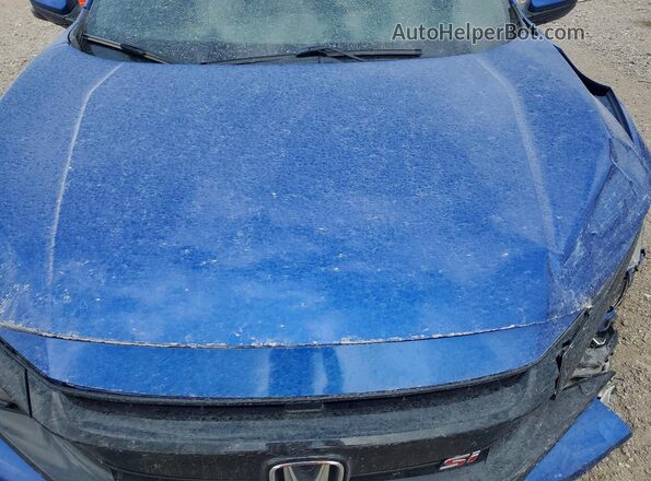 2HGFC1E54KH704360 2019 HONDA CIVIC Blue Vista interior trasera