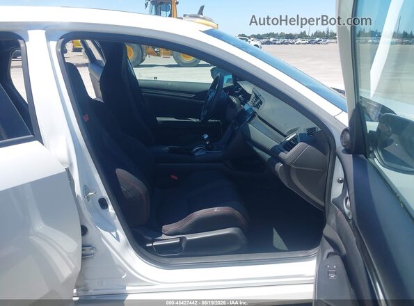 2HGFC1E55HH707065 2017 HONDA CIVIC Белый Вид салона спереди