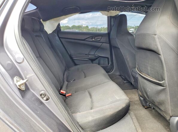 2HGFC1E55KH703203 2019 HONDA CIVIC Gray Հետևի նստատեղերի տեսք