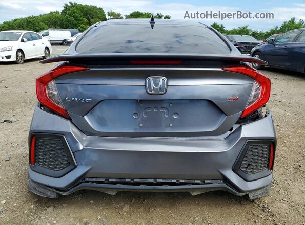 2HGFC1E55KH703203 2019 HONDA CIVIC Gray Հետևի տեսք