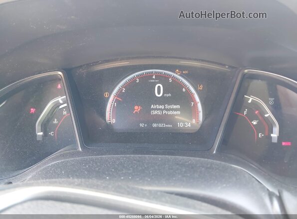 2HGFC1E55LH700707 2020 HONDA CIVIC SI Blue Вид задніх сидінь