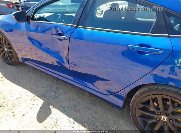 2HGFC1E55LH700707 2020 HONDA CIVIC SI Blue Вид спереду