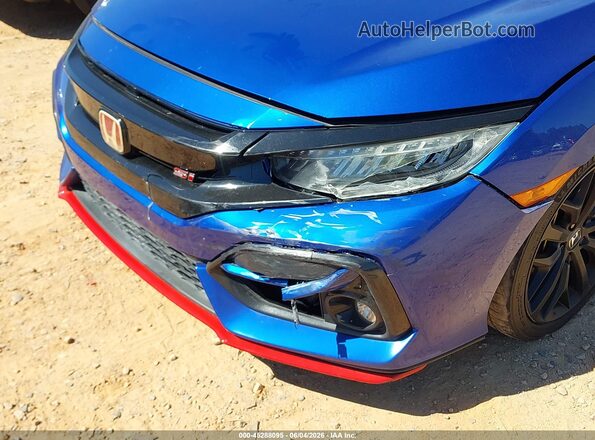 2HGFC1E55LH700707 2020 HONDA CIVIC SI Blue 