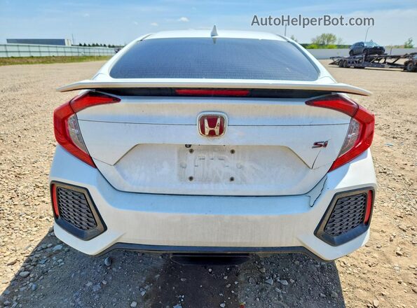 2HGFC1E57JH700186 2018 HONDA CIVIC White უკანა ხედი