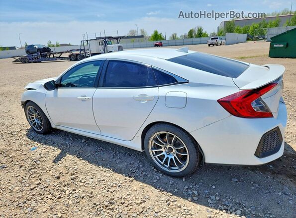 2HGFC1E57JH700186 2018 HONDA CIVIC White უკანა მარცხენა