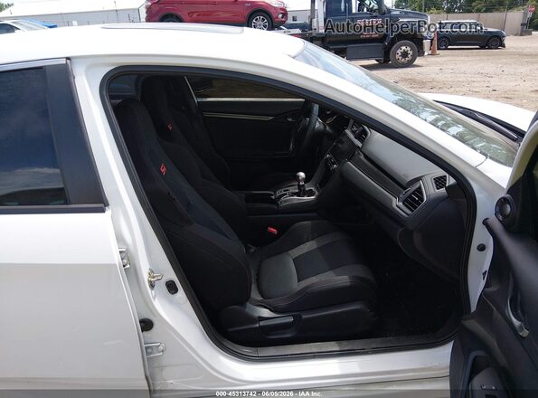 2HGFC1E58HH703348 2017 HONDA CIVIC White წინა სალონის ხედი