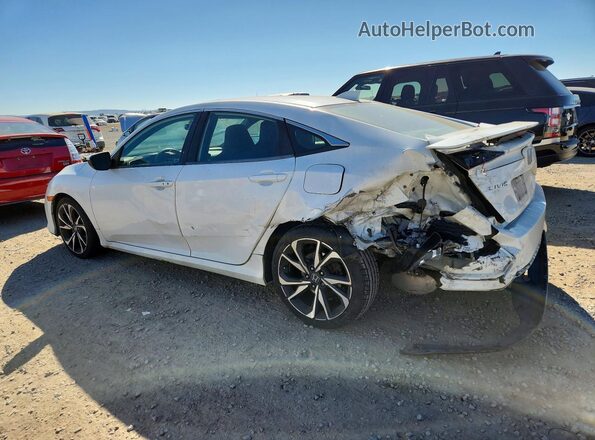 2HGFC1E58JH701573 2018 HONDA CIVIC White Rear left