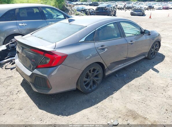 2HGFC1E58KH700120 2019 HONDA CIVIC Gray უკანა მარჯვენა
