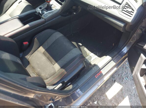 2HGFC1E58KH700120 2019 HONDA CIVIC Gray წინა სალონის ხედი