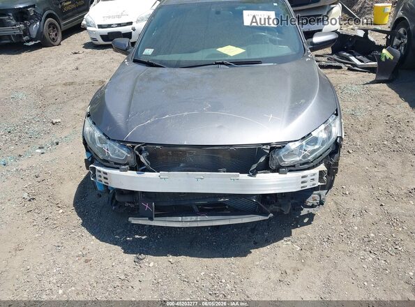 2HGFC1E58KH700120 2019 HONDA CIVIC Gray უკანა სალონის ხედი