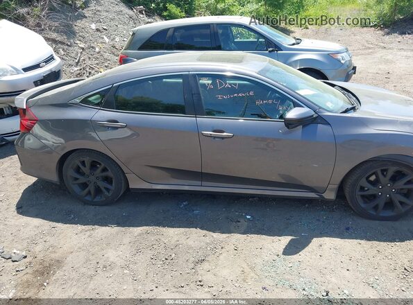 2HGFC1E58KH700120 2019 HONDA CIVIC Gray სალონის 360-გრადუსიანი ხედი
