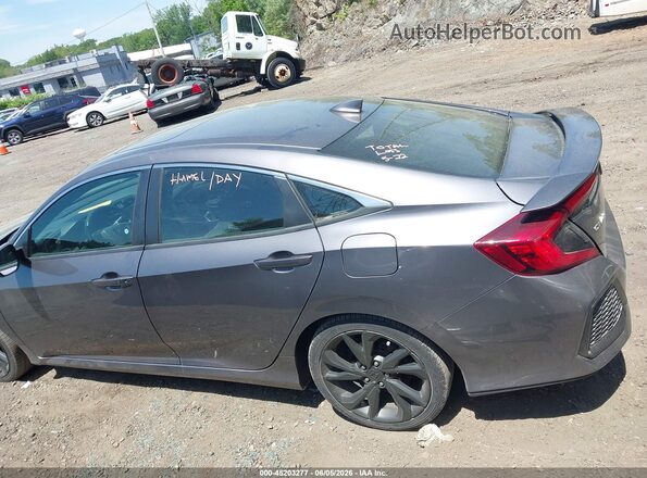 2HGFC1E58KH700120 2019 HONDA CIVIC Gray 