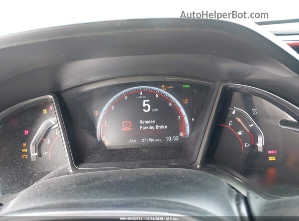 2HGFC1E58LH707215 2020 HONDA CIVIC Серый Вид задних сидений