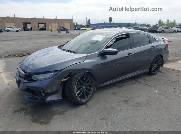 2HGFC1E58LH707215 2020 HONDA CIVIC Серый Передняя левая четверть