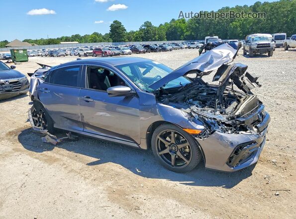 2HGFC1E58LH707862 2020 HONDA CIVIC Gray წინა მარჯვენა