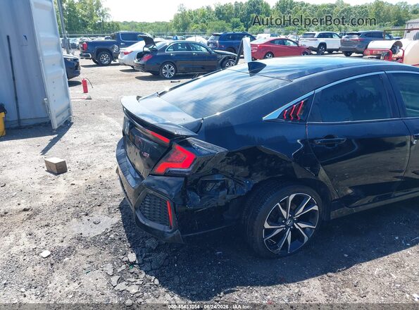 2HGFC1E59JH702067 2018 HONDA CIVIC Черный Вид спереди