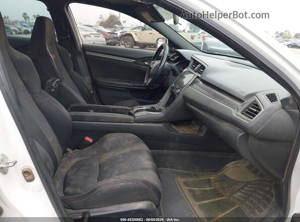 2HGFC1E59JH703171 2018 HONDA CIVIC White წინა სალონის ხედი