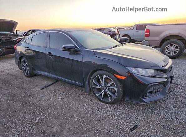 2HGFC1E59JH708239 2018 HONDA CIVIC Black Przód prawy