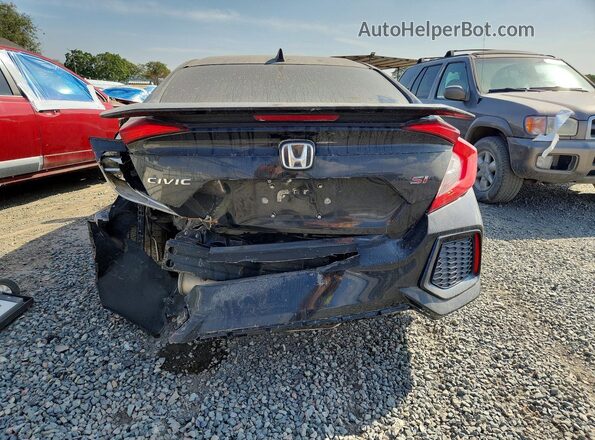 2HGFC1E59JH708239 2018 HONDA CIVIC Black Widok z tyłu
