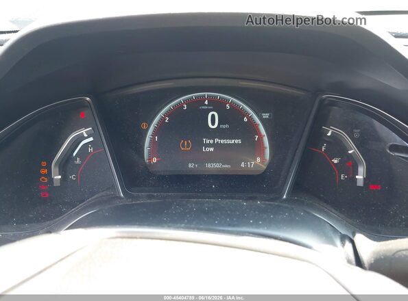 2HGFC1E5XHH707224 2017 HONDA CIVIC Black Вид задніх сидінь