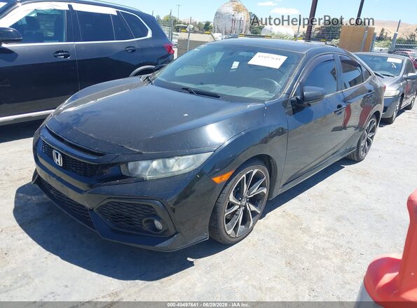 2HGFC1E5XHH707613 2017 HONDA CIVIC Black Przód lewy