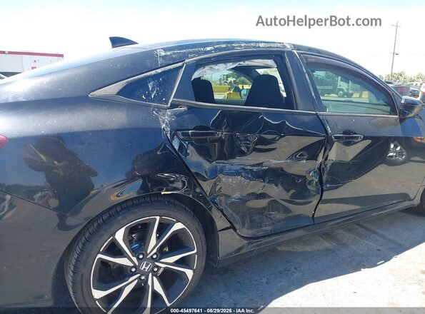 2HGFC1E5XHH707613 2017 HONDA CIVIC Black Widok zestawu wskaźników