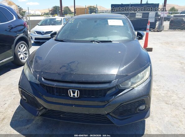 2HGFC1E5XHH707613 2017 HONDA CIVIC Black Widok wnętrza 360 stopni