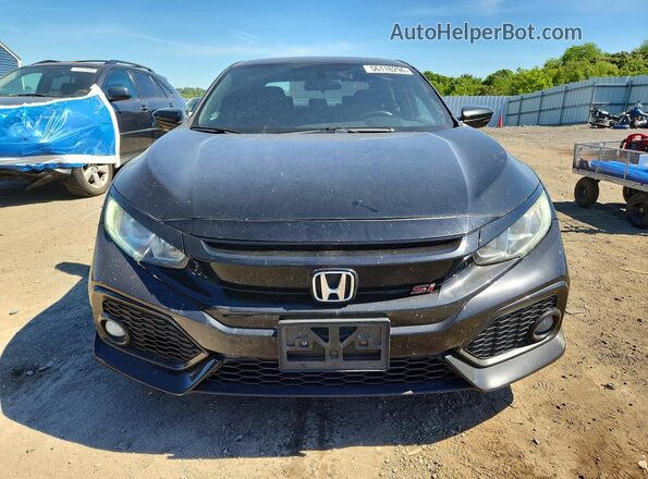 2HGFC1E5XJH700862 2018 HONDA CIVIC Black წინა ხედი