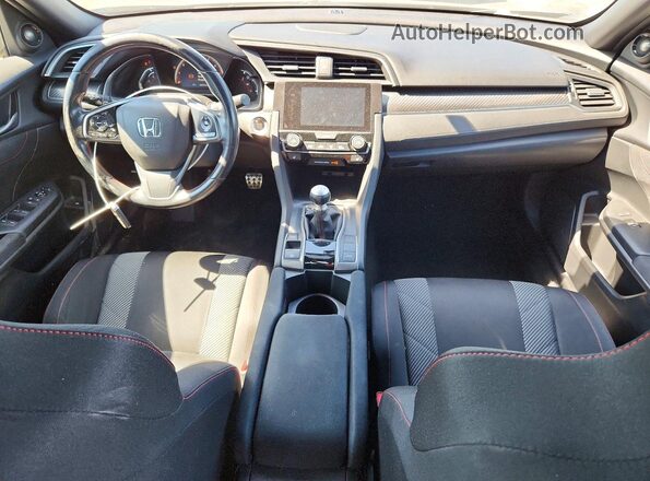 2HGFC1E5XJH700862 2018 HONDA CIVIC Black წინა პანელის ხედი