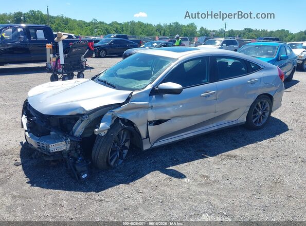 2HGFC1F30MH704291 2021 HONDA CIVIC Silver Przód lewy