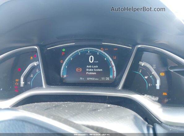 2HGFC1F30MH704291 2021 HONDA CIVIC Silver Widok tylnych siedzeń