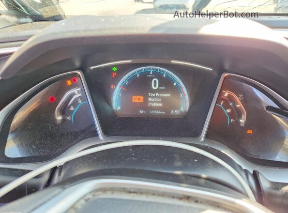 2HGFC1F31HH652434 2017 HONDA CIVIC Gray ხელსაწყოთა პანელის ხედი