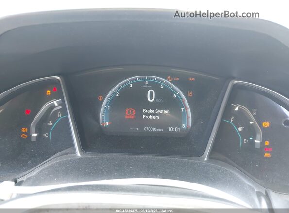 2HGFC1F31KH651923 2019 HONDA CIVIC Синий Вид задних сидений
