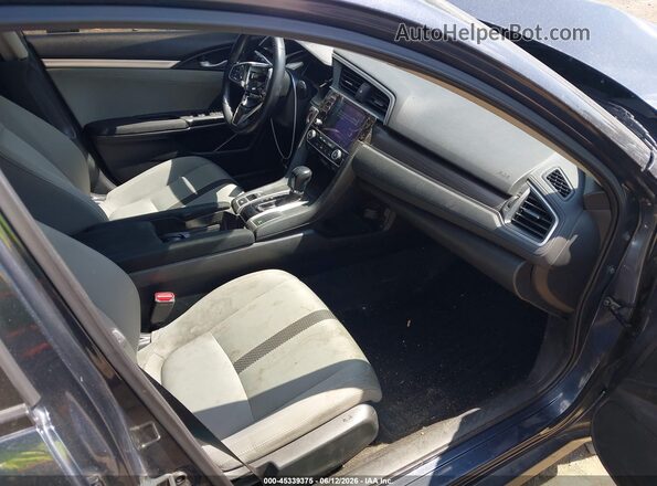 2HGFC1F31KH651923 2019 HONDA CIVIC Синий Вид салона спереди