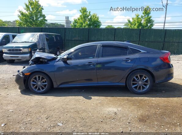 2HGFC1F31KH651923 2019 HONDA CIVIC Синий Панорамный вид салона 360°