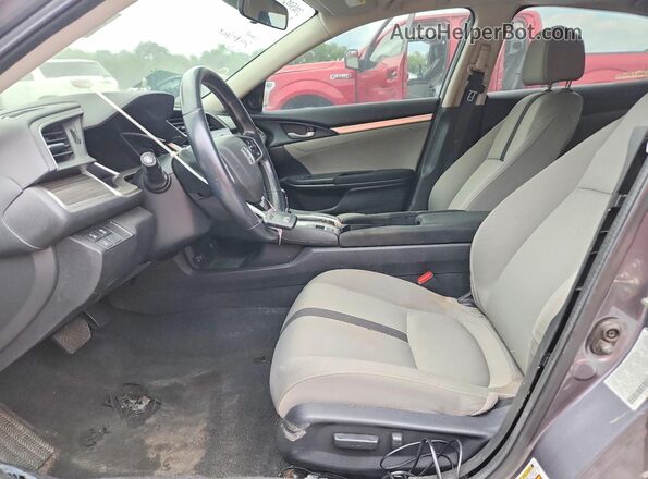 2HGFC1F31LH680498 2020 HONDA CIVIC Gray Front interior view