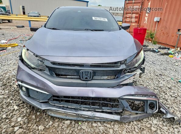 2HGFC1F31LH680498 2020 HONDA CIVIC Gray Front view