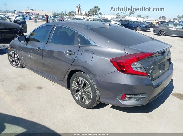 2HGFC1F32GH635222 2016 HONDA CIVIC Gray Rear left