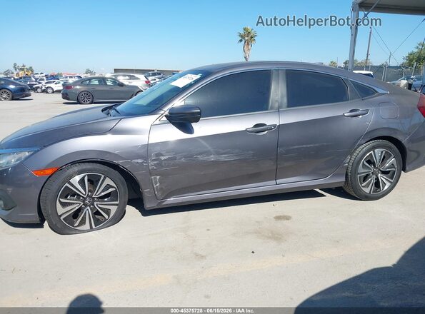2HGFC1F32GH635222 2016 HONDA CIVIC Gray Front view