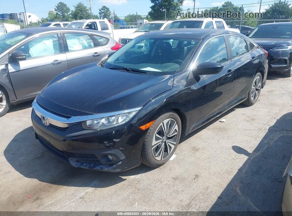 2HGFC1F32GH645202 2016 HONDA CIVIC Black Vista tres cuartos delantera izquierda