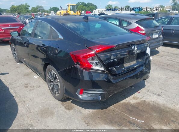 2HGFC1F32GH645202 2016 HONDA CIVIC Black Trasero izquierdo